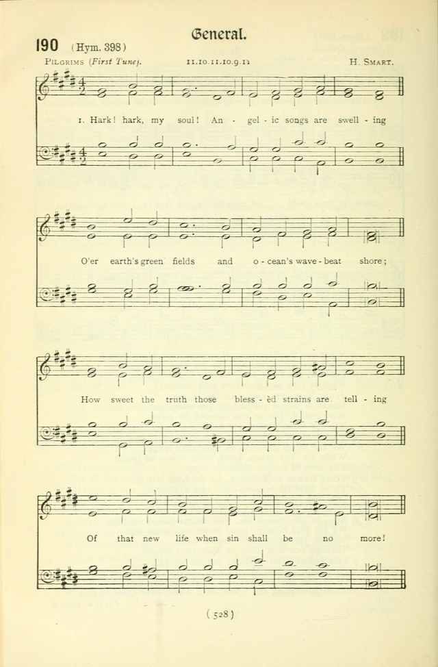 The Church Service Book: containing the words and music for the choral service, the morning and evening canticles, the holy communion, the Psalter, a selection of hymns from the hymnal with music page 543