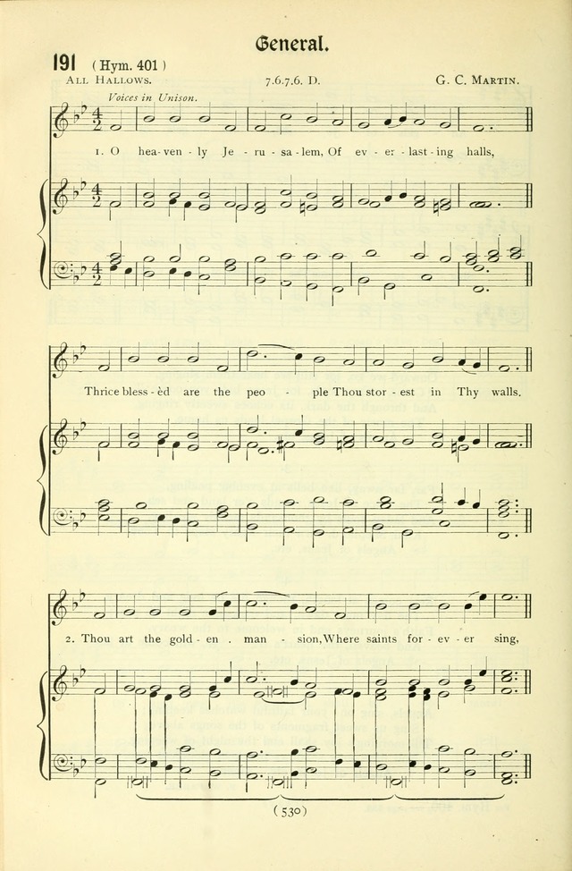 The Church Service Book: containing the words and music for the choral service, the morning and evening canticles, the holy communion, the Psalter, a selection of hymns from the hymnal with music page 545