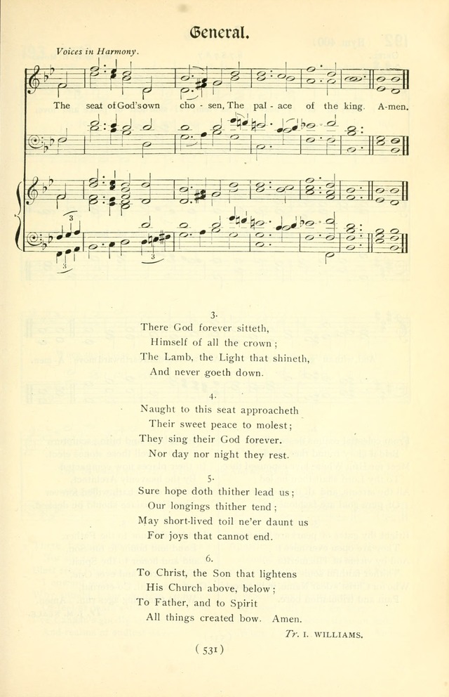The Church Service Book: containing the words and music for the choral service, the morning and evening canticles, the holy communion, the Psalter, a selection of hymns from the hymnal with music page 546