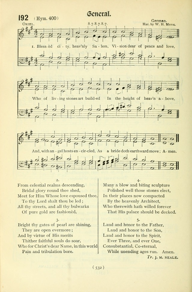 The Church Service Book: containing the words and music for the choral service, the morning and evening canticles, the holy communion, the Psalter, a selection of hymns from the hymnal with music page 547