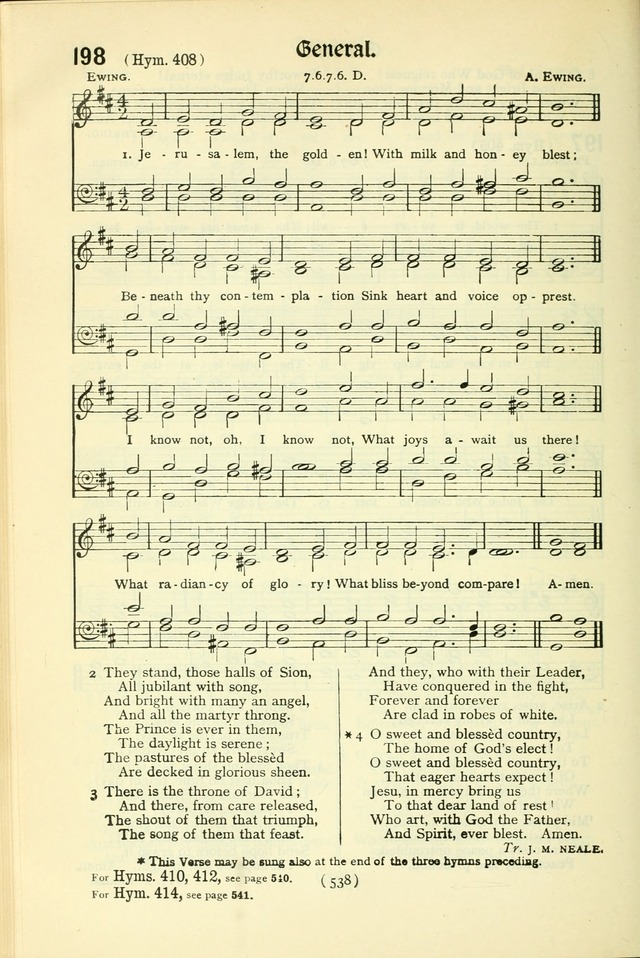 The Church Service Book: containing the words and music for the choral service, the morning and evening canticles, the holy communion, the Psalter, a selection of hymns from the hymnal with music page 553