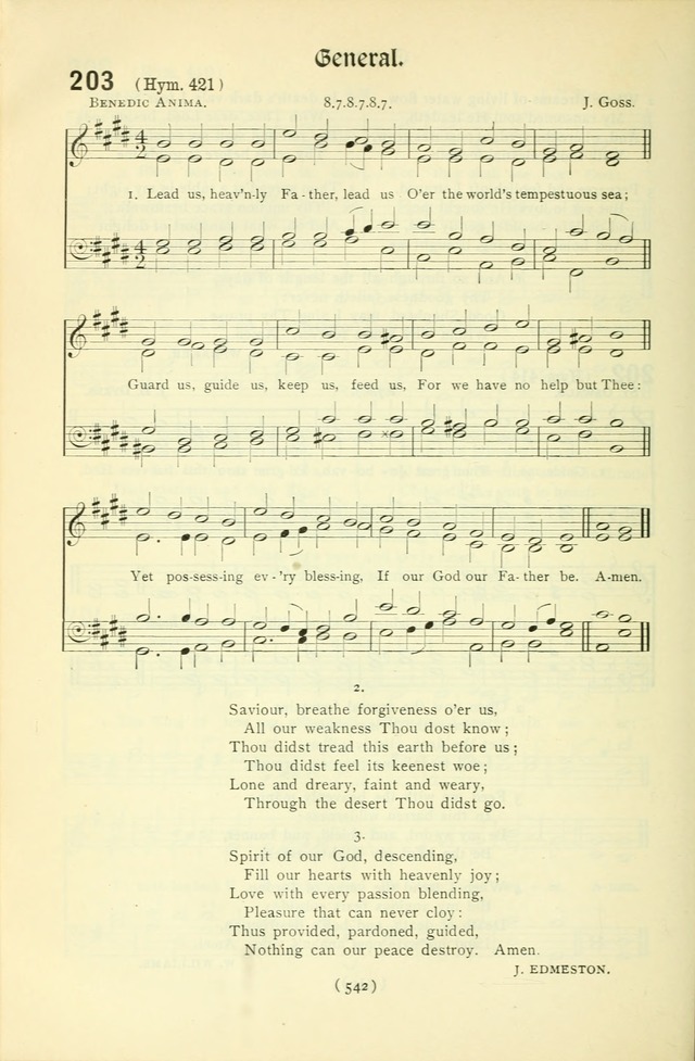 The Church Service Book: containing the words and music for the choral service, the morning and evening canticles, the holy communion, the Psalter, a selection of hymns from the hymnal with music page 557