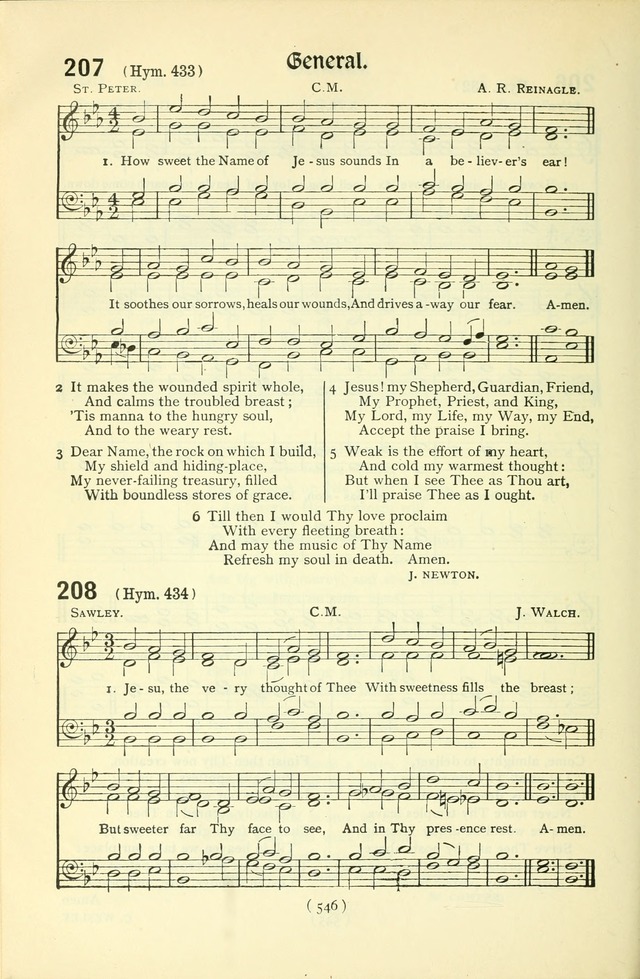 The Church Service Book: containing the words and music for the choral service, the morning and evening canticles, the holy communion, the Psalter, a selection of hymns from the hymnal with music page 561