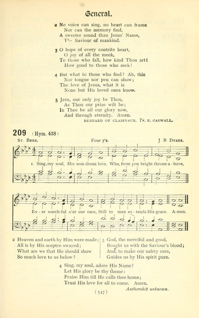The Church Service Book: containing the words and music for the choral service, the morning and evening canticles, the holy communion, the Psalter, a selection of hymns from the hymnal with music page 562