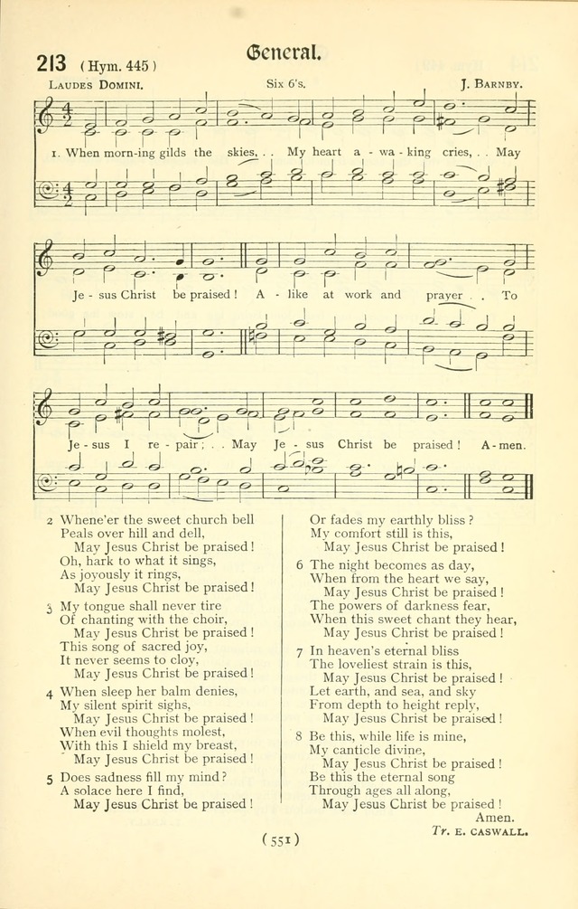 The Church Service Book: containing the words and music for the choral service, the morning and evening canticles, the holy communion, the Psalter, a selection of hymns from the hymnal with music page 566