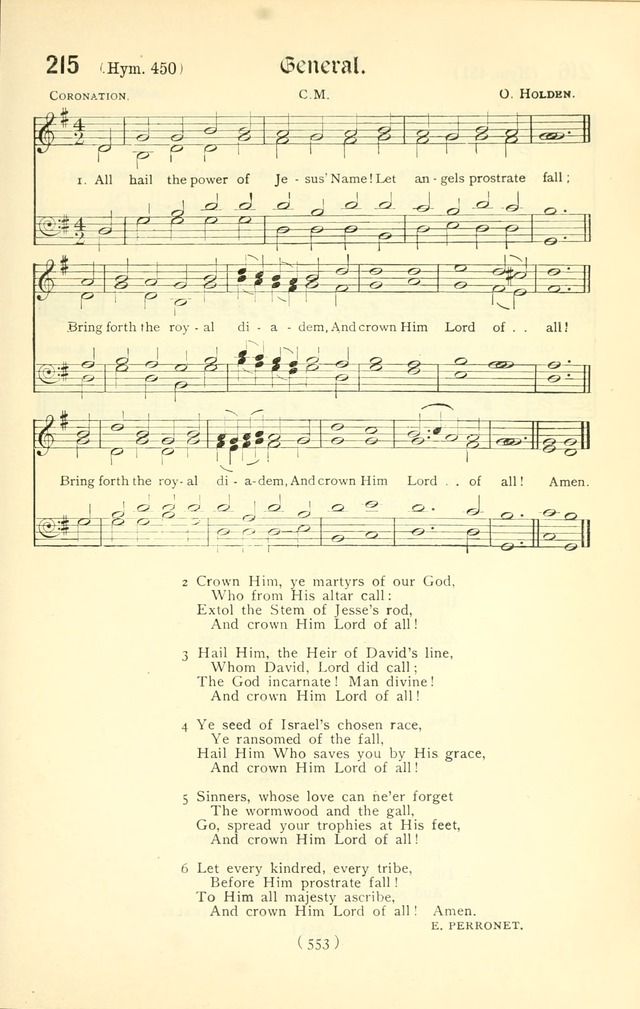 The Church Service Book: containing the words and music for the choral service, the morning and evening canticles, the holy communion, the Psalter, a selection of hymns from the hymnal with music page 568