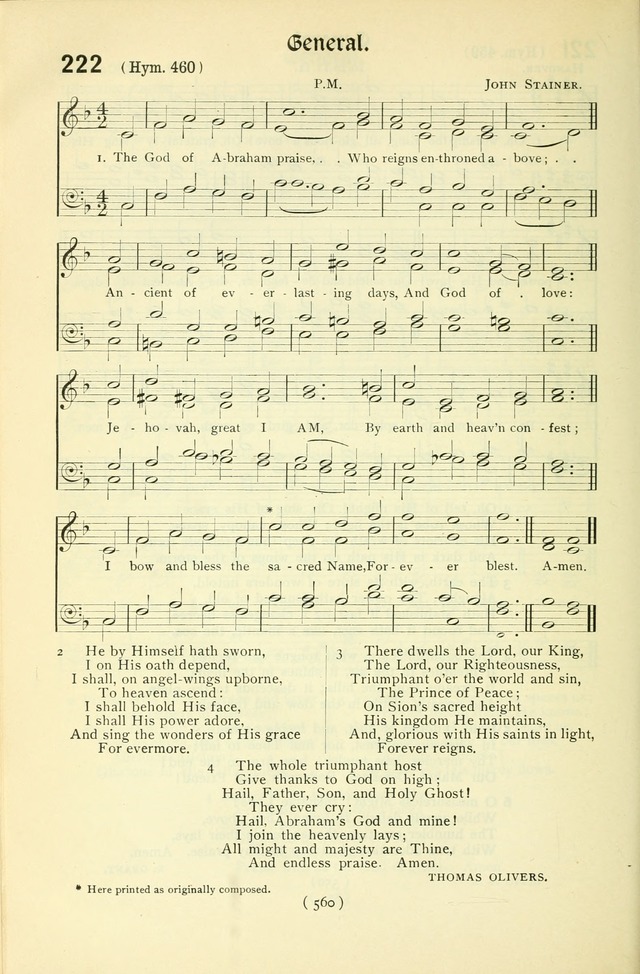 The Church Service Book: containing the words and music for the choral service, the morning and evening canticles, the holy communion, the Psalter, a selection of hymns from the hymnal with music page 575