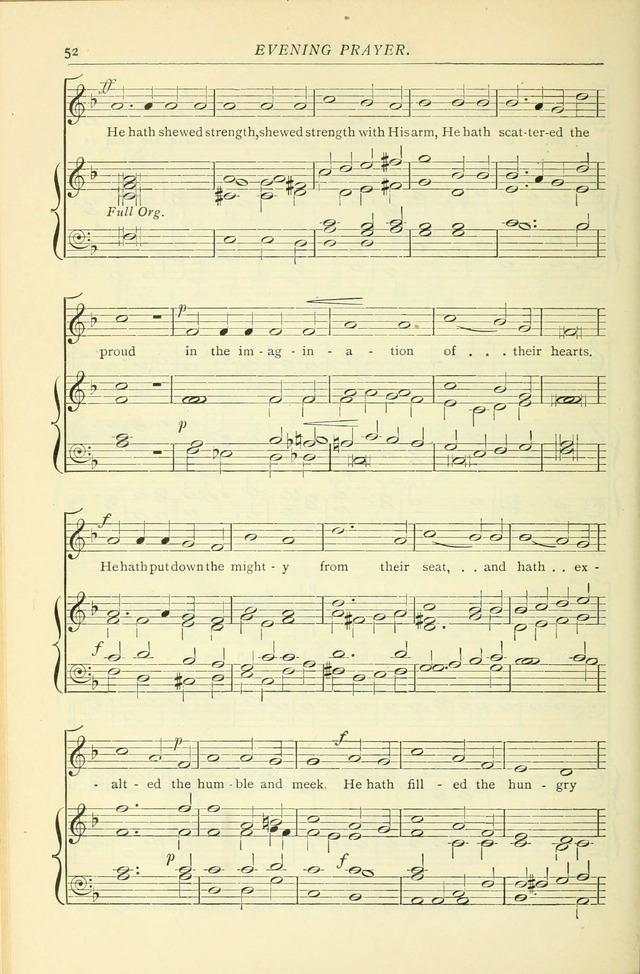 The Church Service Book: containing the words and music for the choral service, the morning and evening canticles, the holy communion, the Psalter, a selection of hymns from the hymnal with music page 59