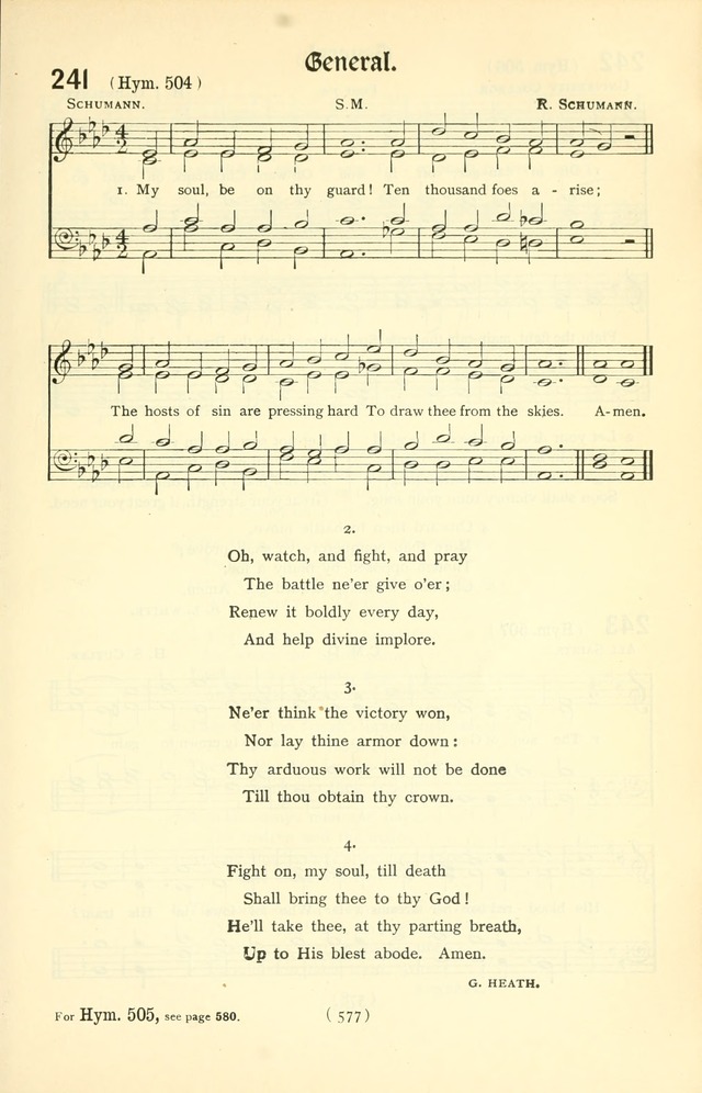 The Church Service Book: containing the words and music for the choral service, the morning and evening canticles, the holy communion, the Psalter, a selection of hymns from the hymnal with music page 592