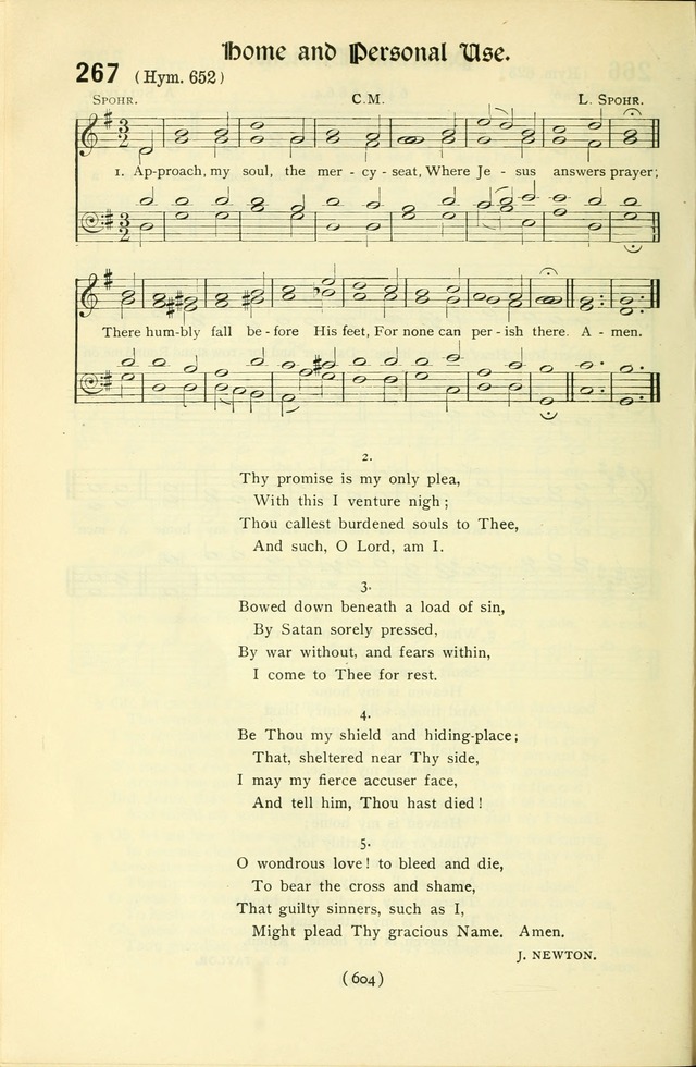 The Church Service Book: containing the words and music for the choral service, the morning and evening canticles, the holy communion, the Psalter, a selection of hymns from the hymnal with music page 619