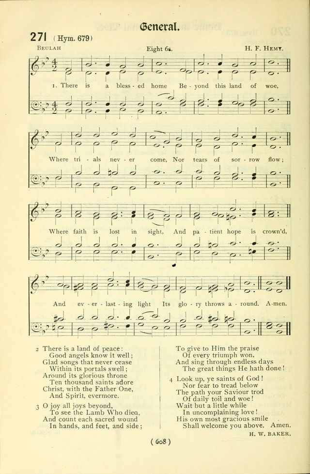 The Church Service Book: containing the words and music for the choral service, the morning and evening canticles, the holy communion, the Psalter, a selection of hymns from the hymnal with music page 623