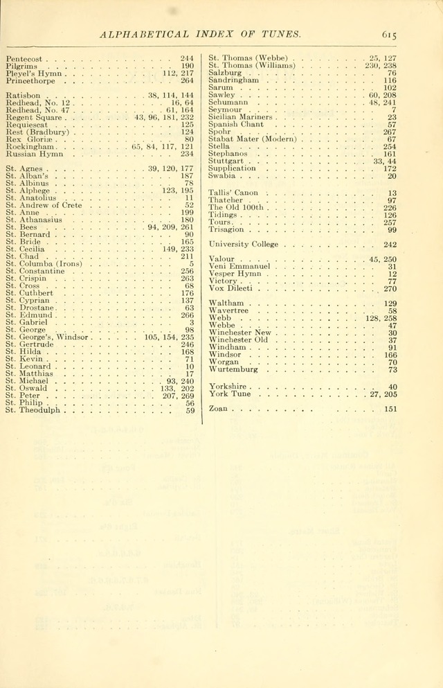 The Church Service Book: containing the words and music for the choral service, the morning and evening canticles, the holy communion, the Psalter, a selection of hymns from the hymnal with music page 630