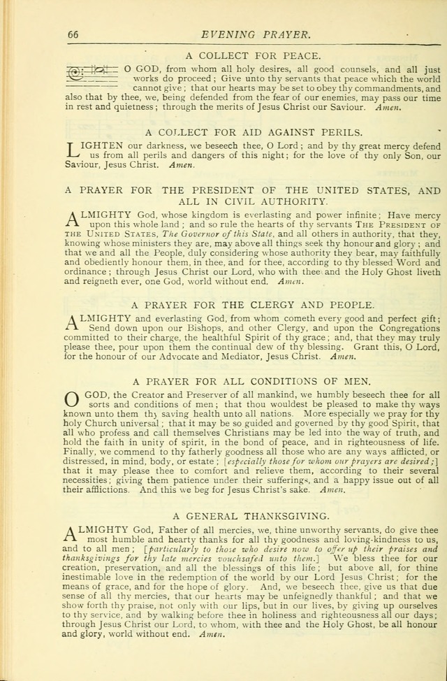 The Church Service Book: containing the words and music for the choral service, the morning and evening canticles, the holy communion, the Psalter, a selection of hymns from the hymnal with music page 73