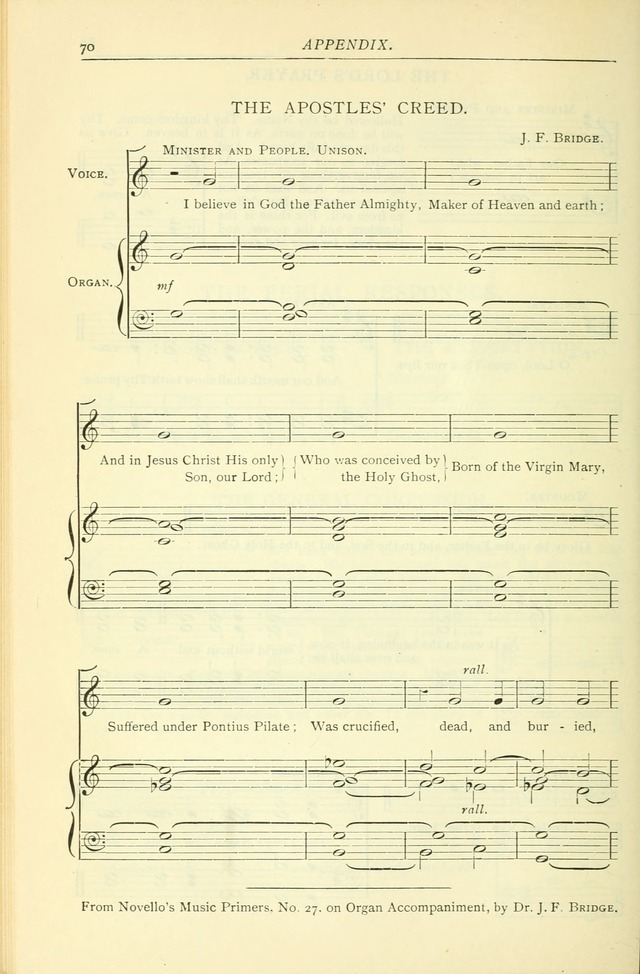 The Church Service Book: containing the words and music for the choral service, the morning and evening canticles, the holy communion, the Psalter, a selection of hymns from the hymnal with music page 77