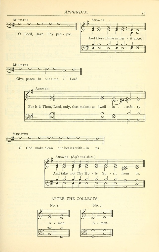 The Church Service Book: containing the words and music for the choral service, the morning and evening canticles, the holy communion, the Psalter, a selection of hymns from the hymnal with music page 80