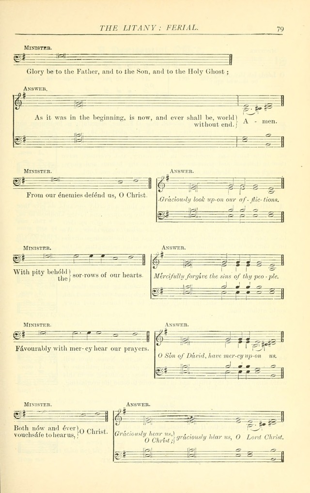 The Church Service Book: containing the words and music for the choral service, the morning and evening canticles, the holy communion, the Psalter, a selection of hymns from the hymnal with music page 86