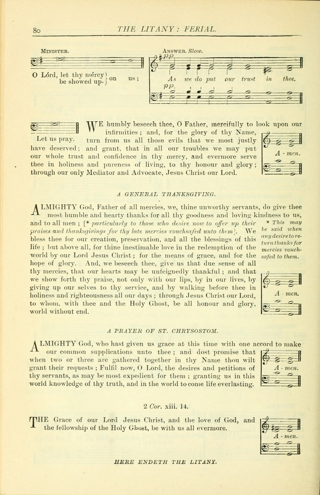 The Church Service Book: containing the words and music for the choral service, the morning and evening canticles, the holy communion, the Psalter, a selection of hymns from the hymnal with music page 87