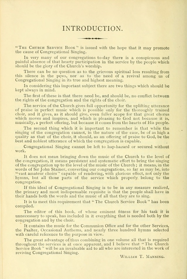 The Church Service Book: containing the words and music for the choral service, the morning and evening canticles, the holy communion, the Psalter, a selection of hymns from the hymnal with music page 9