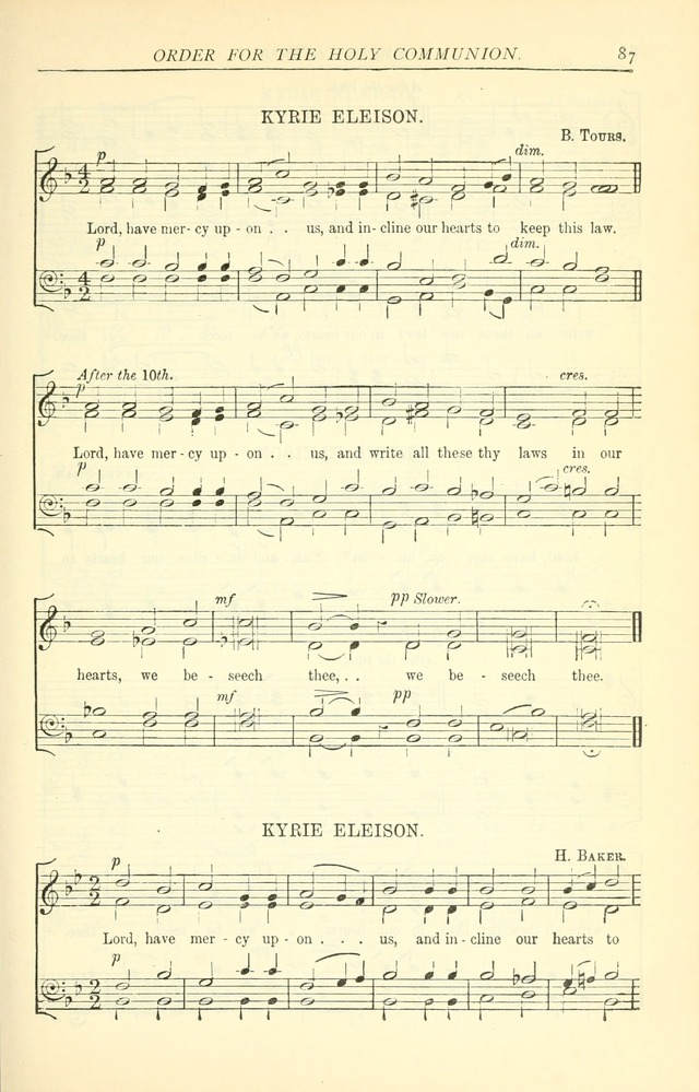 The Church Service Book: containing the words and music for the choral service, the morning and evening canticles, the holy communion, the Psalter, a selection of hymns from the hymnal with music page 94