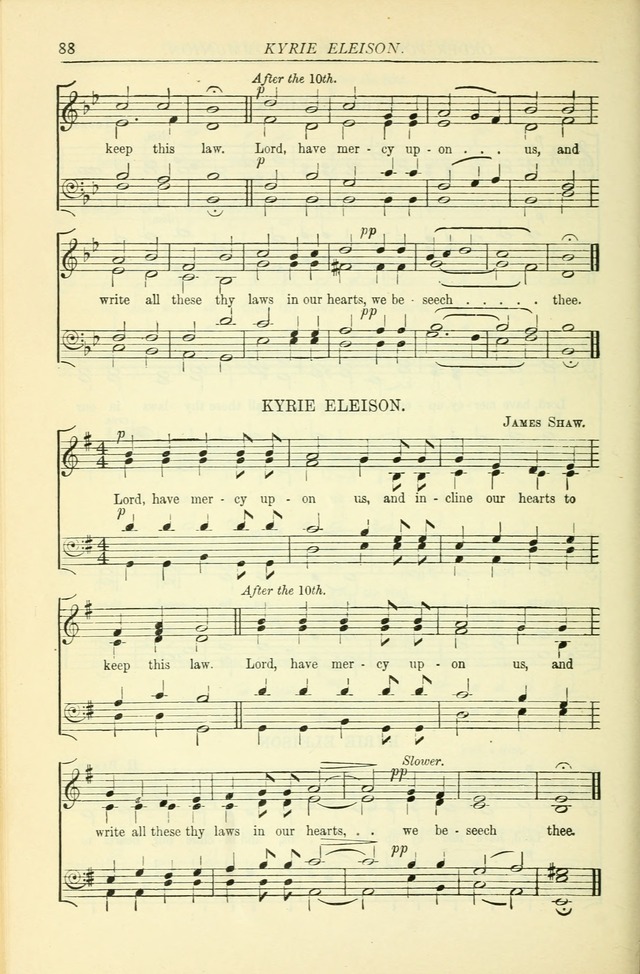 The Church Service Book: containing the words and music for the choral service, the morning and evening canticles, the holy communion, the Psalter, a selection of hymns from the hymnal with music page 95