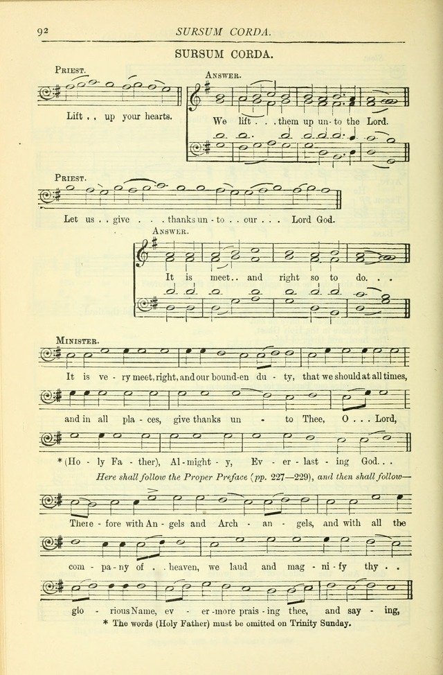 The Church Service Book: containing the words and music for the choral service, the morning and evening canticles, the holy communion, the Psalter, a selection of hymns from the hymnal with music page 99