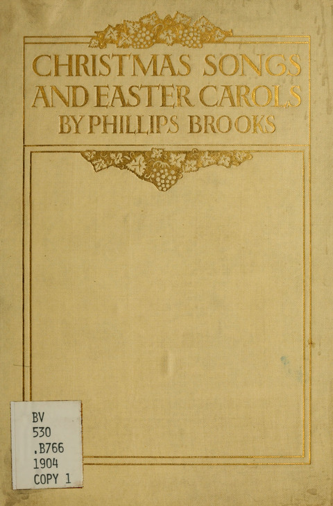 Christmas Songs and Easter Carols page cover