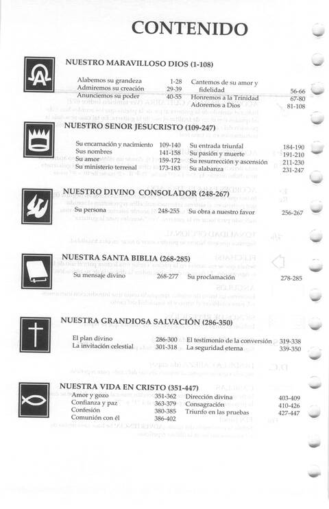 Celebremos Su Gloria page x