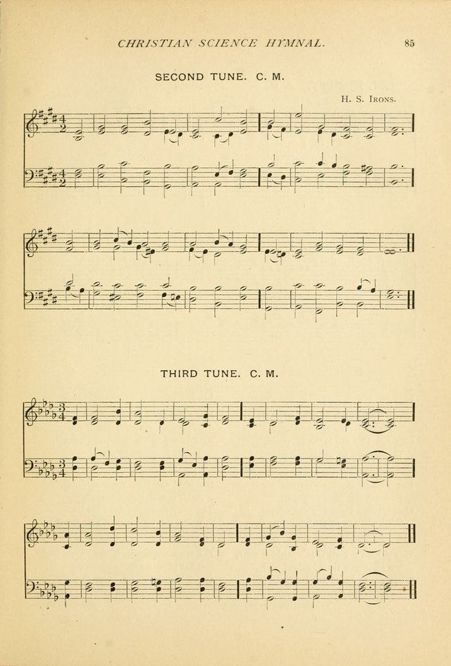 Christian Science Hymnal: a selection of spiritual songs page 85