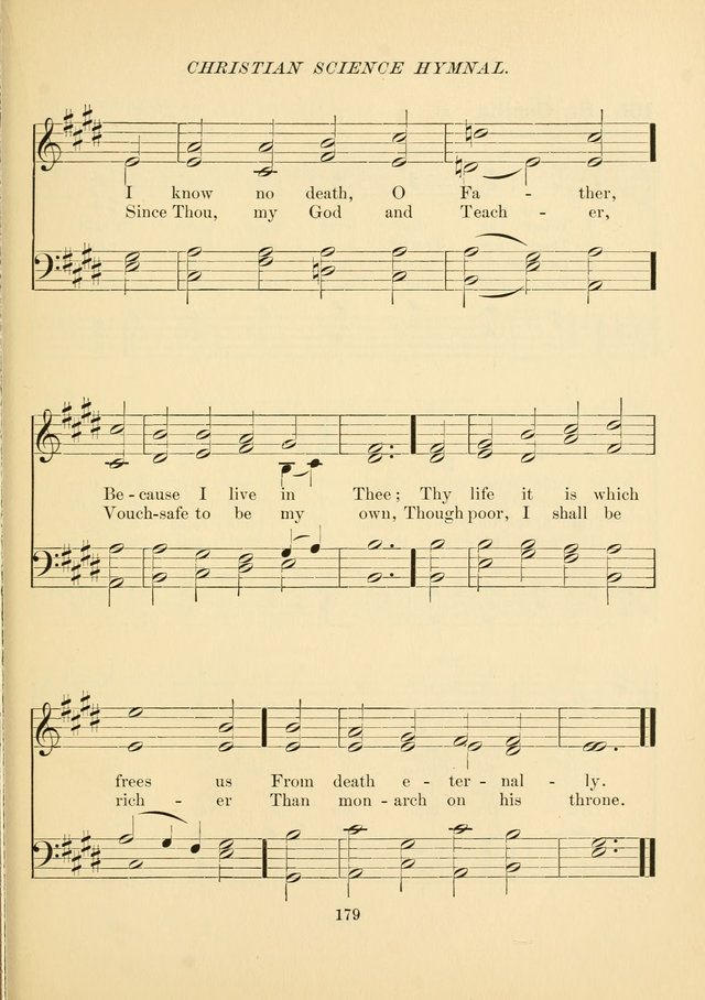 Christian Science Hymnal: a selection of spiritual songs page 188