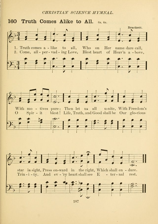Christian Science Hymnal: a selection of spiritual songs page 196