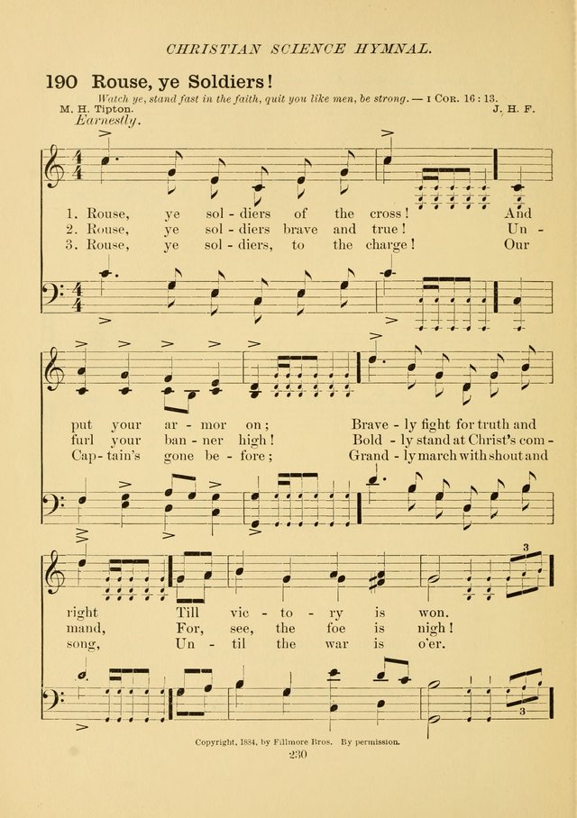 Christian Science Hymnal: a selection of spiritual songs page 239