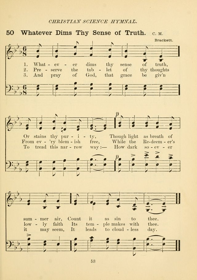 Christian Science Hymnal: a selection of spiritual songs page 62