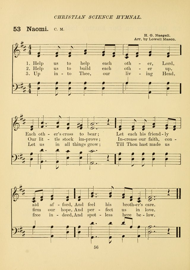 Christian Science Hymnal: a selection of spiritual songs page 65