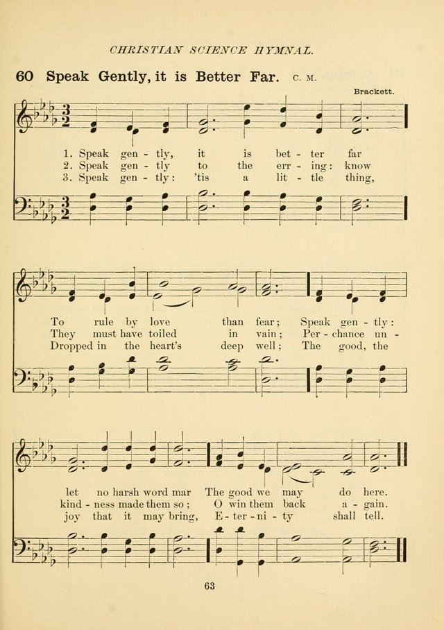 Christian Science Hymnal: a selection of spiritual songs page 72