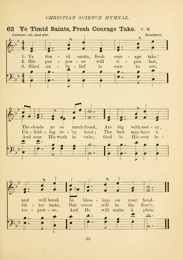 Christian Science Hymnal: a selection of spiritual songs page 74
