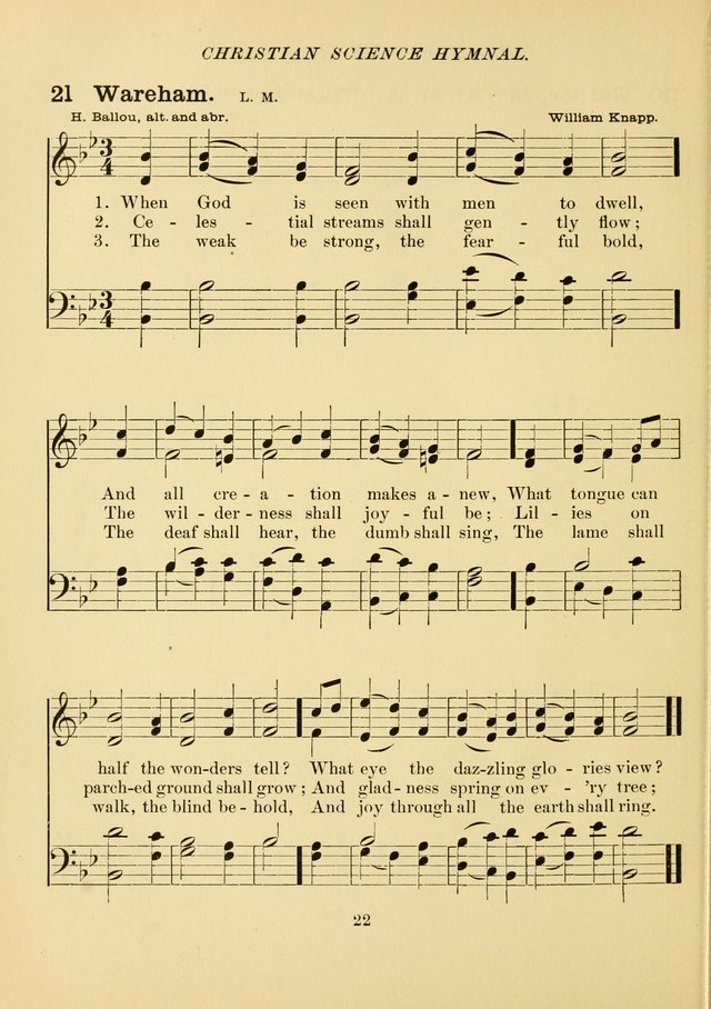 Christian Science Hymnal page 31
