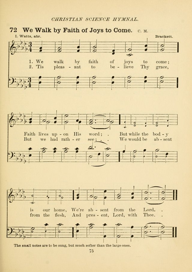 Christian Science Hymnal page 84