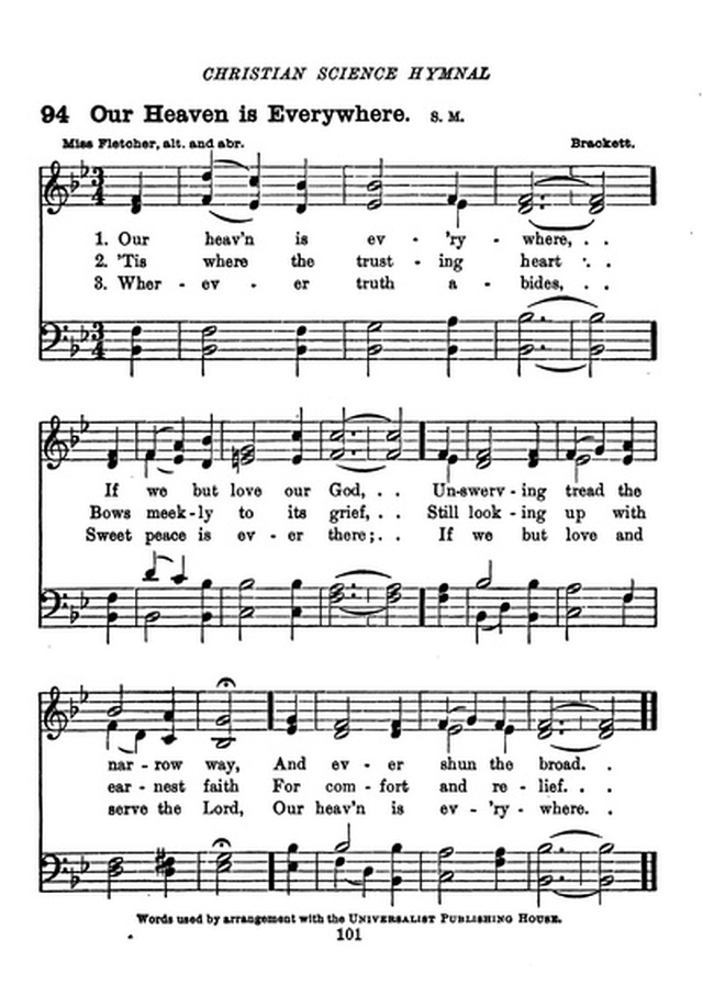 Christian Science Hymnal page 101