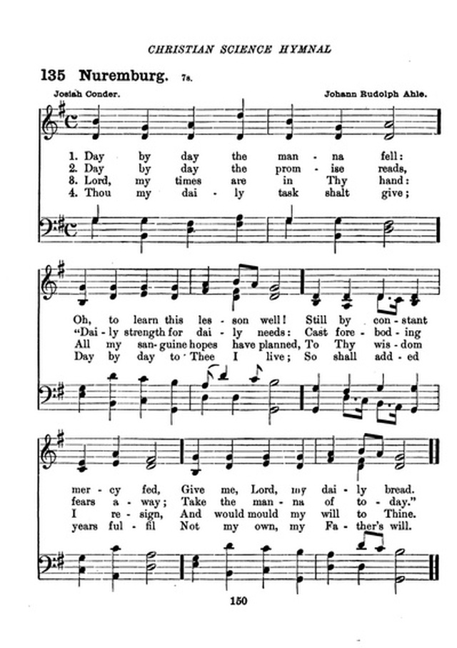 Christian Science Hymnal page 150