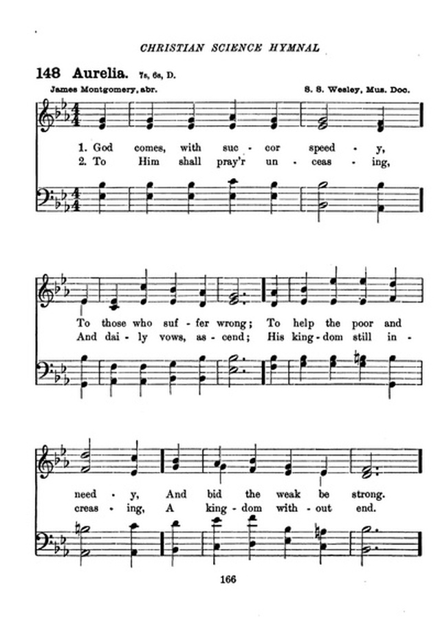 Christian Science Hymnal page 166