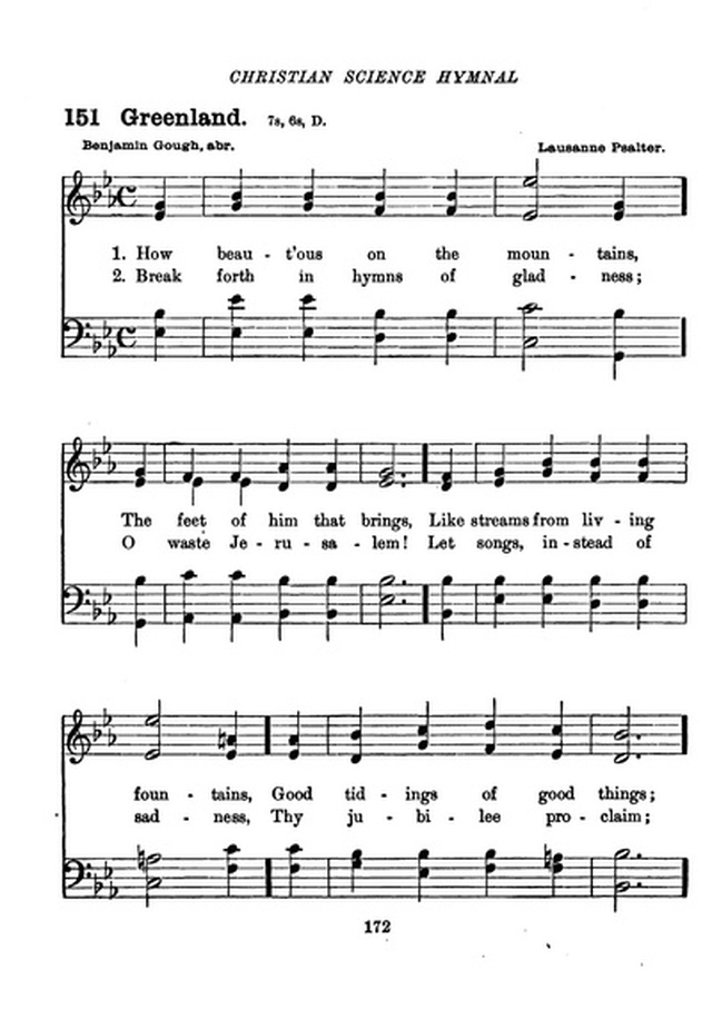 Christian Science Hymnal page 172