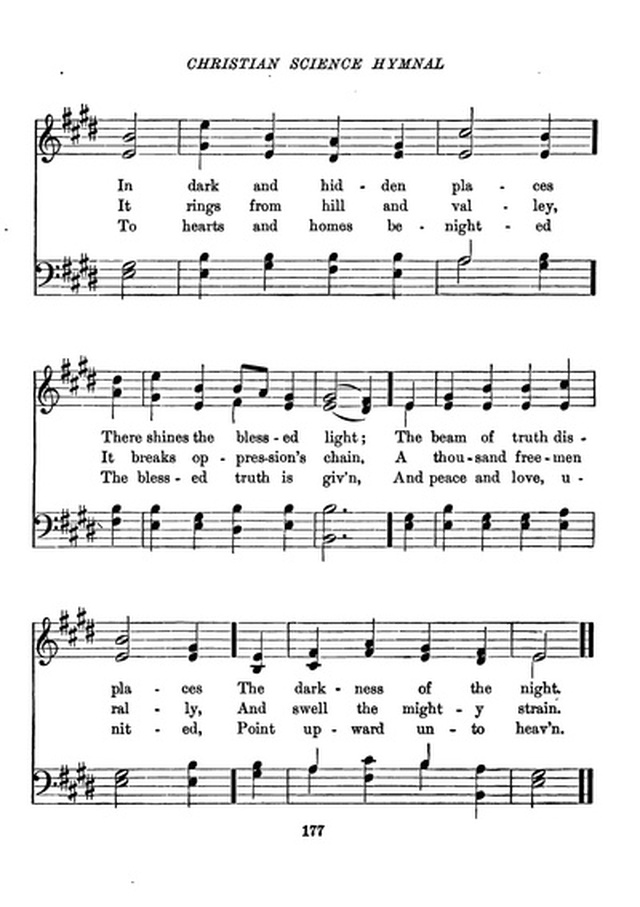Christian Science Hymnal page 177