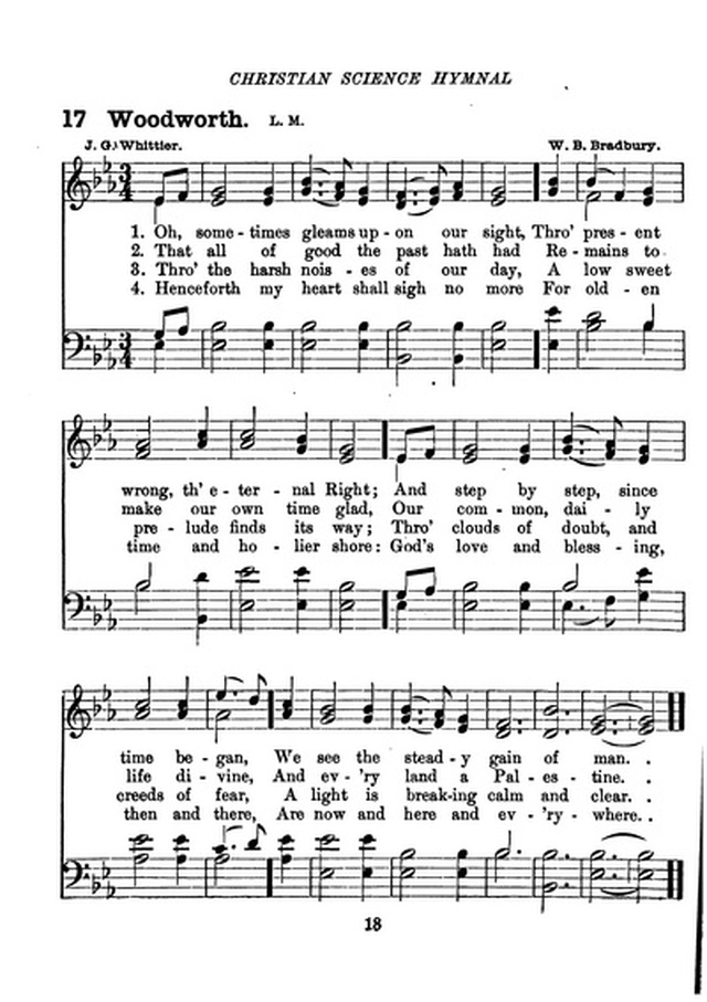 Christian Science Hymnal page 18