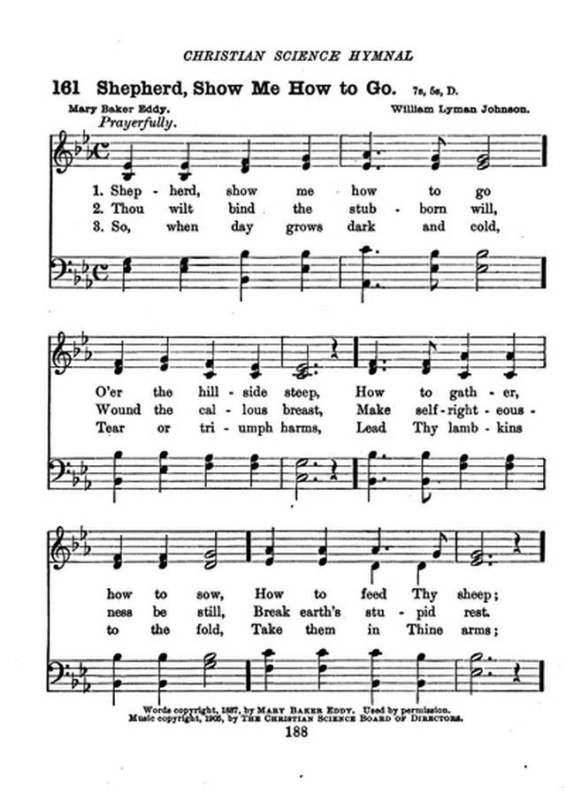 Christian Science Hymnal page 188