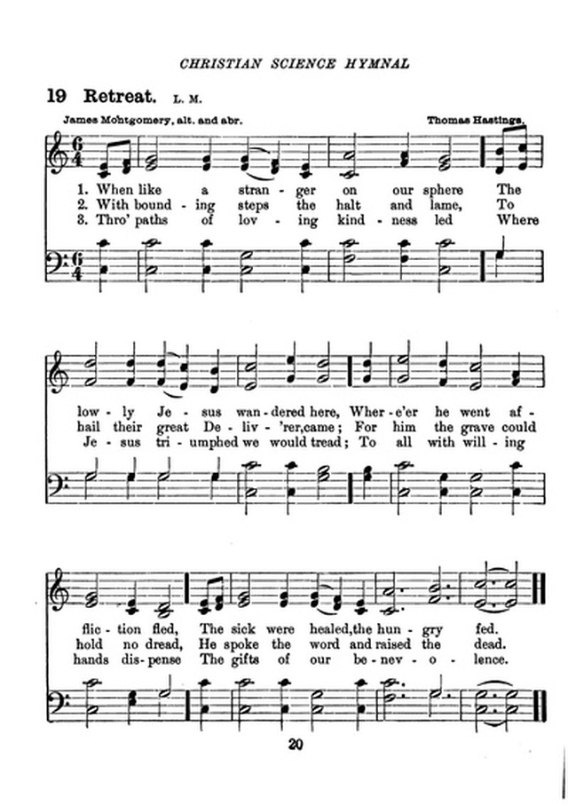Christian Science Hymnal page 20
