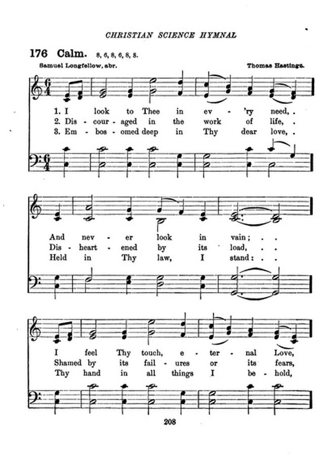 Christian Science Hymnal page 208