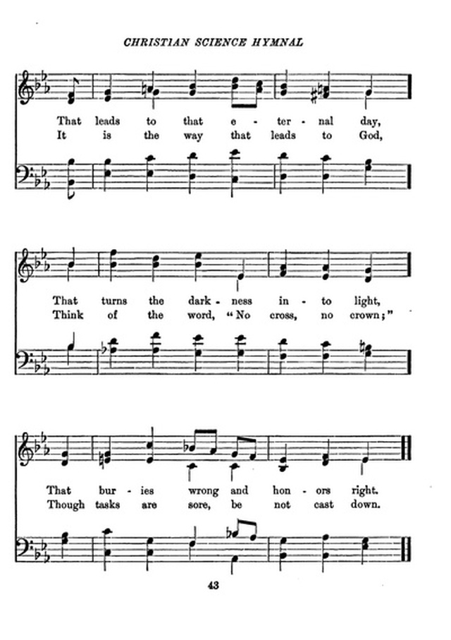 Christian Science Hymnal page 43
