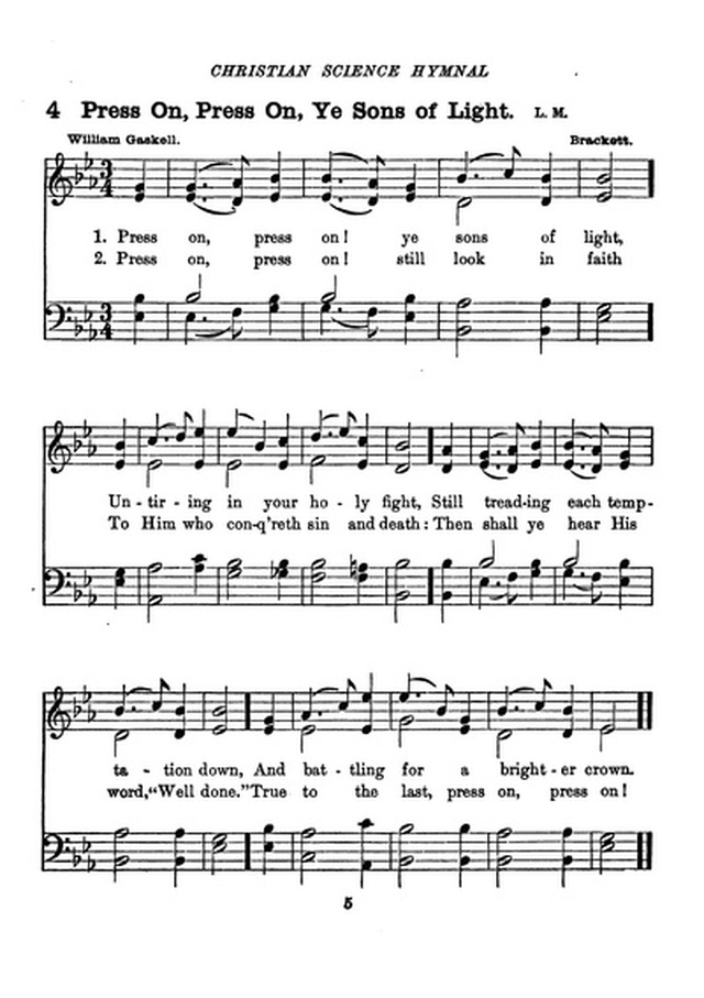 Christian Science Hymnal page 5