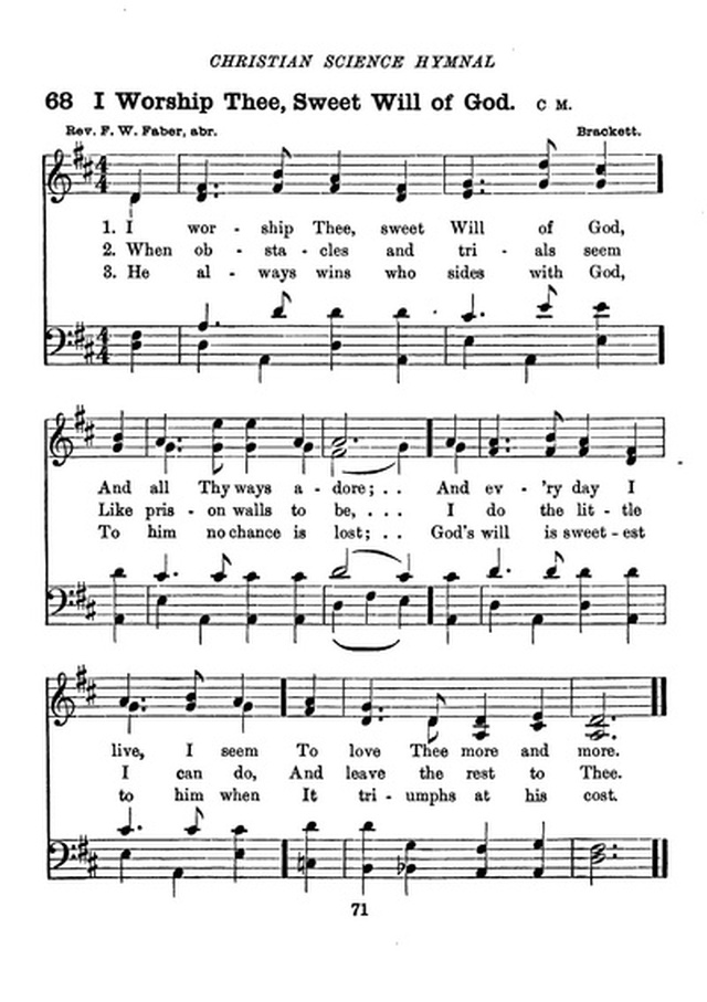 Christian Science Hymnal page 71