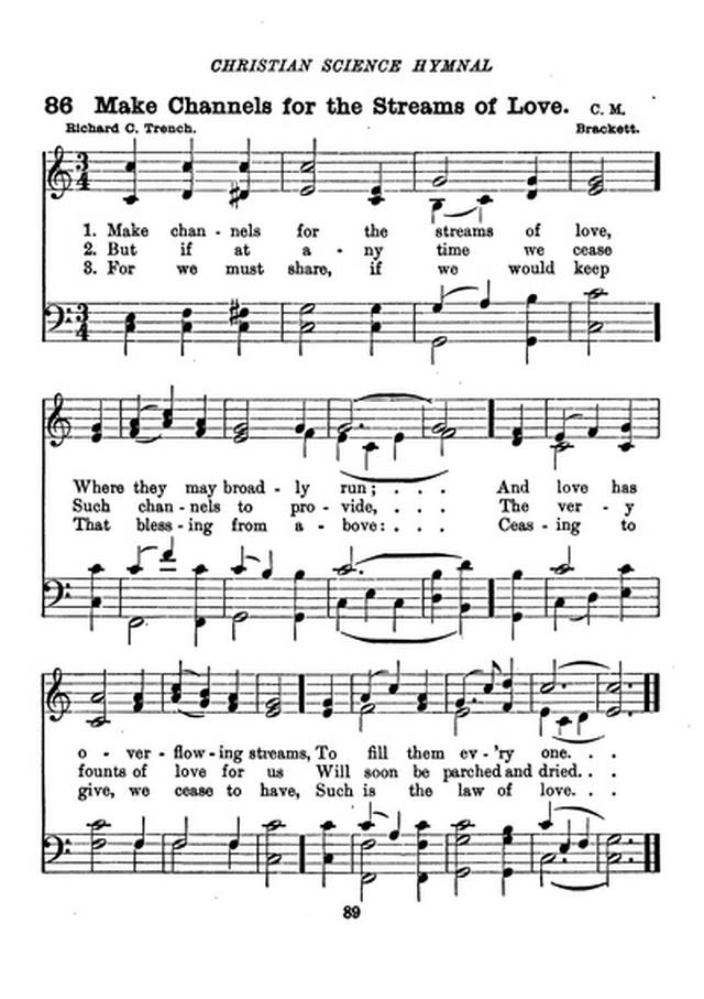 Christian Science Hymnal page 89
